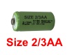 2/3AA Rechargeable Solar Light Batteries